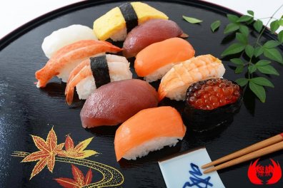寿司的正确吃法